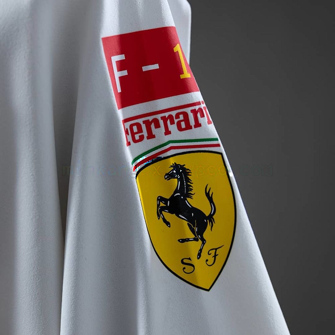 Scuderia Ferrari F1 2025 White Polo S-3XL 3