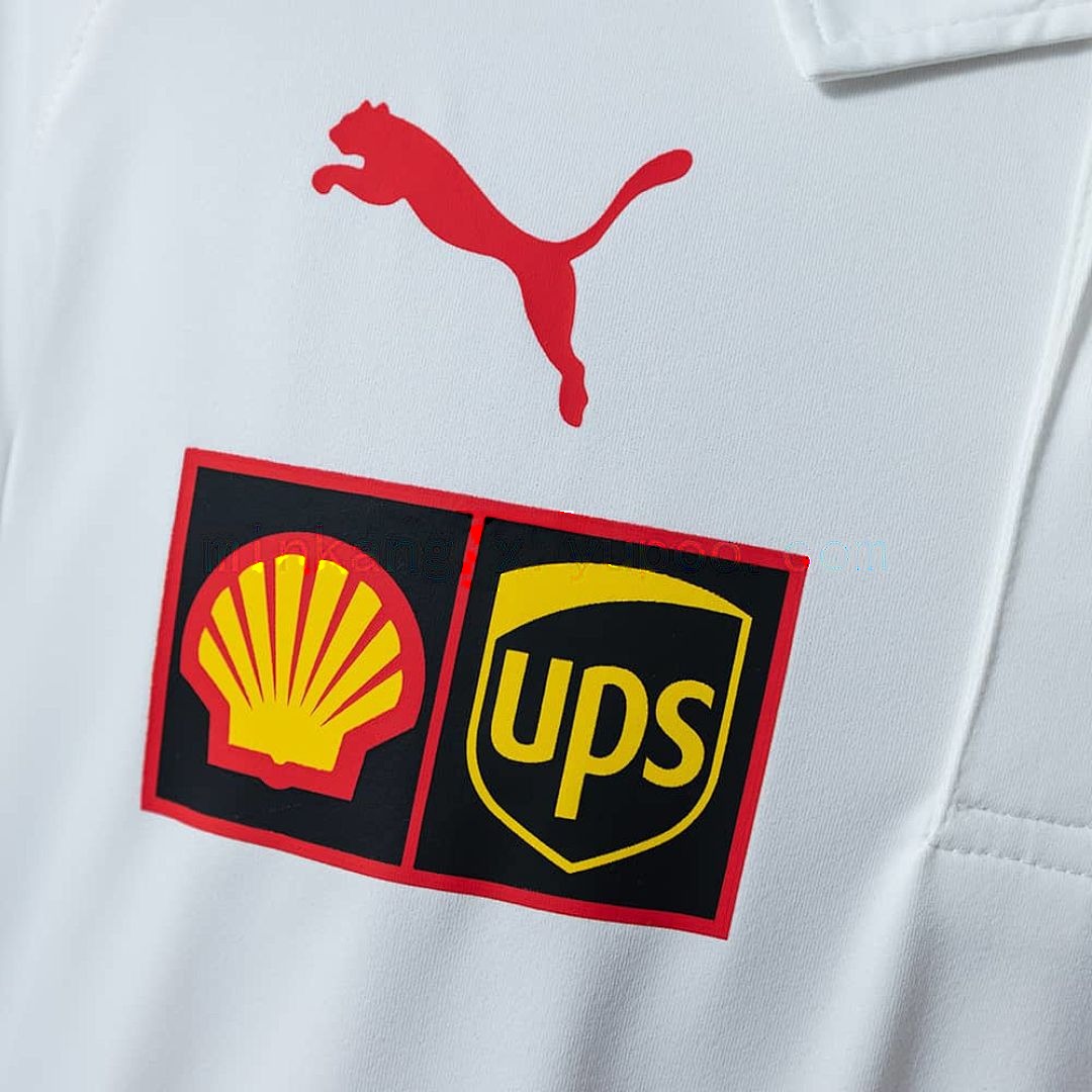 Scuderia Ferrari F1 2025 White Polo S-3XL 5