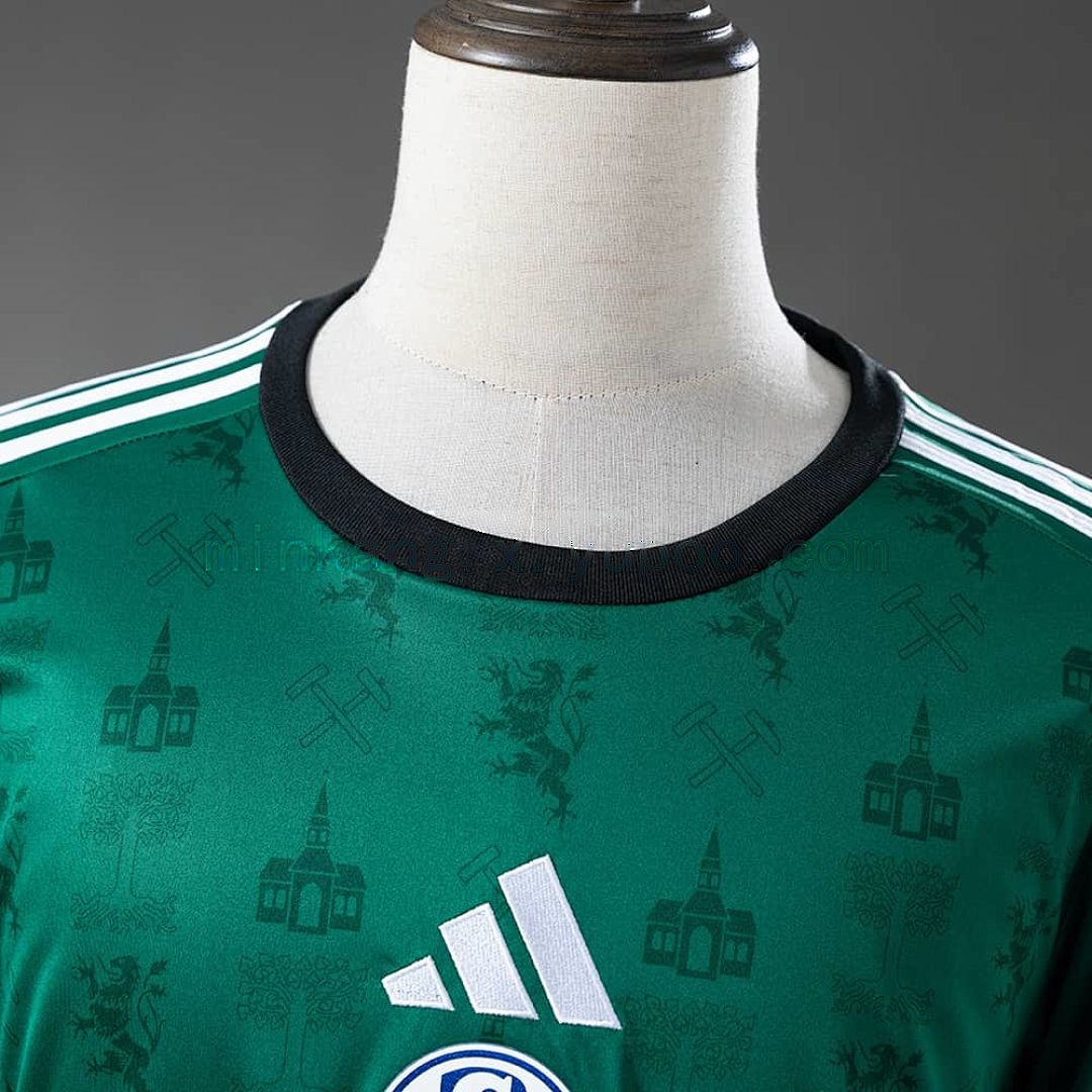 Schalke 04 25_26 Commemorative Edition - Green Long-Sleeve Jersey S-XXL 7