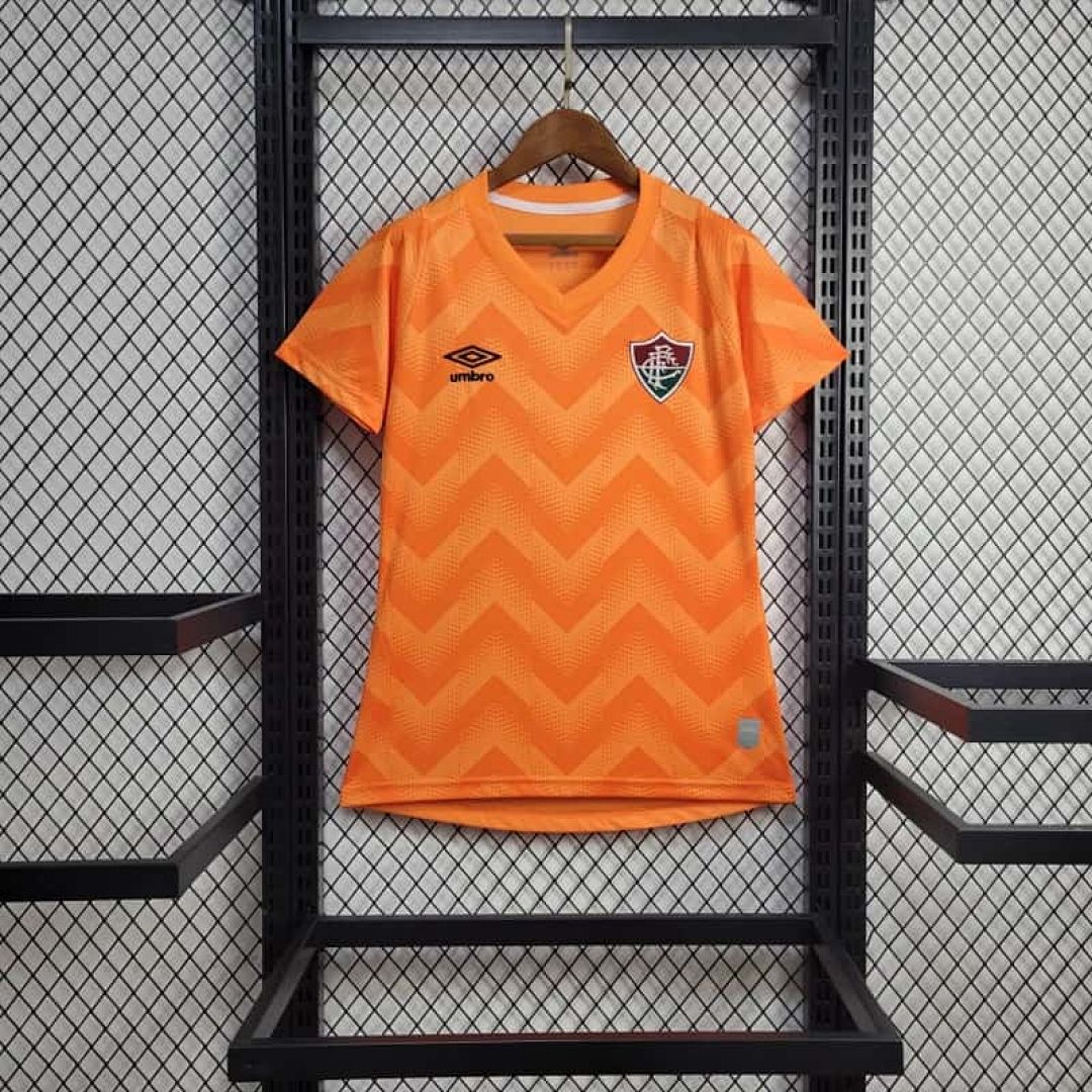 24-25 Fluminense Training Women Kit Orange Lady Shirt