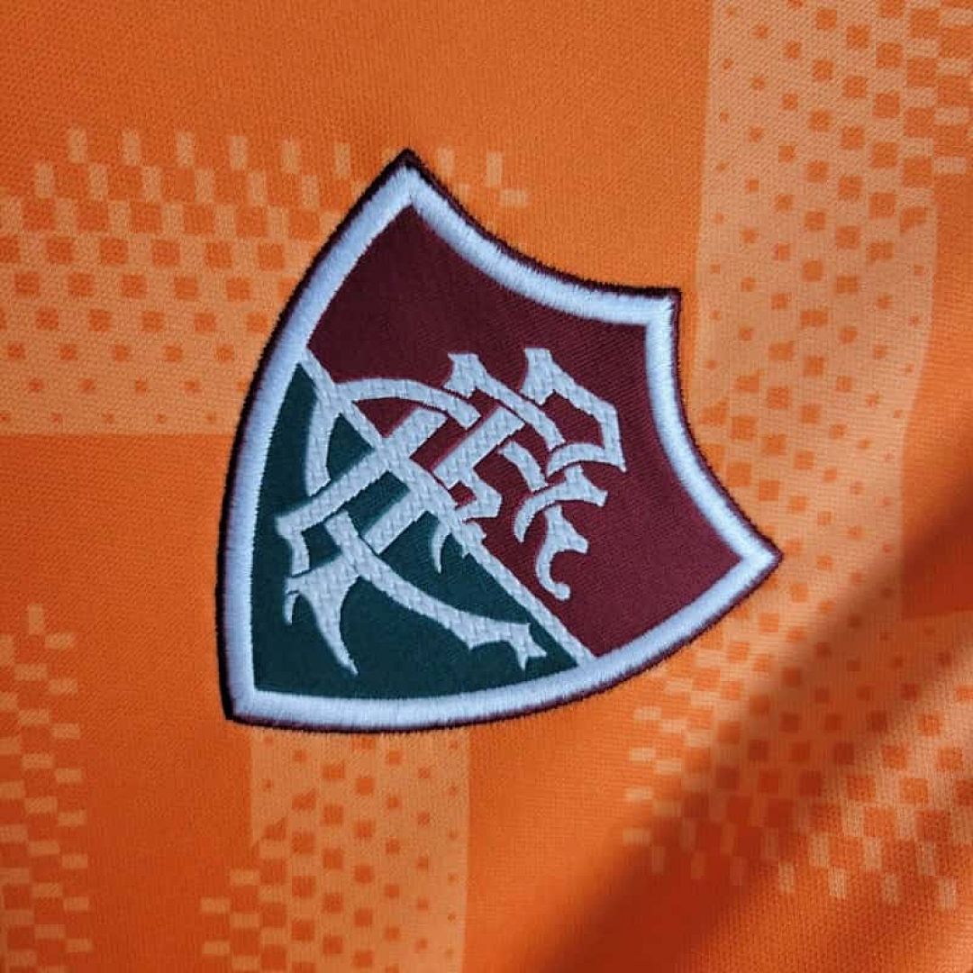 24-25 Fluminense Training Women Kit Orange Lady Shirt 4