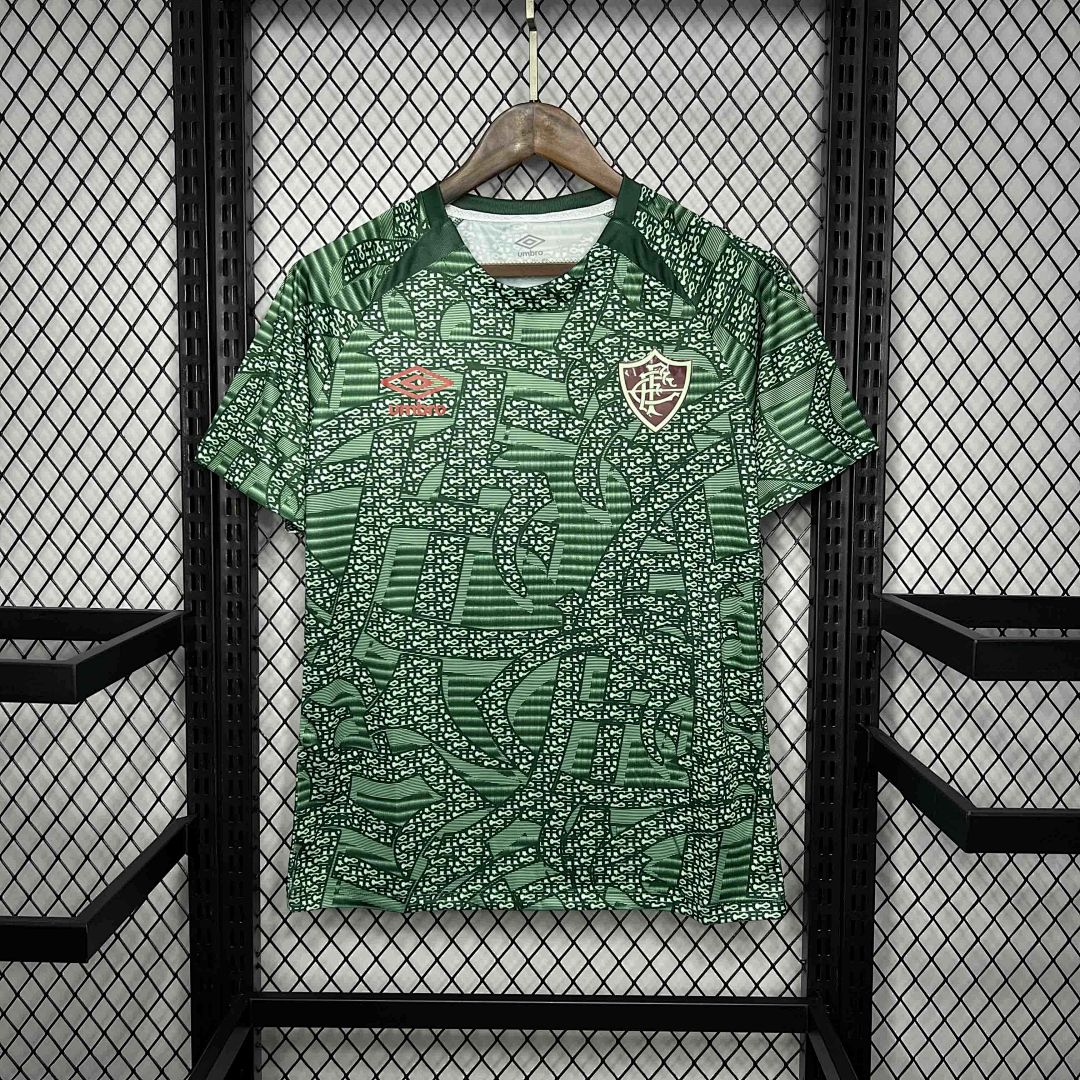 24-25 Fluminense Training Green Kit Soccer Uniform