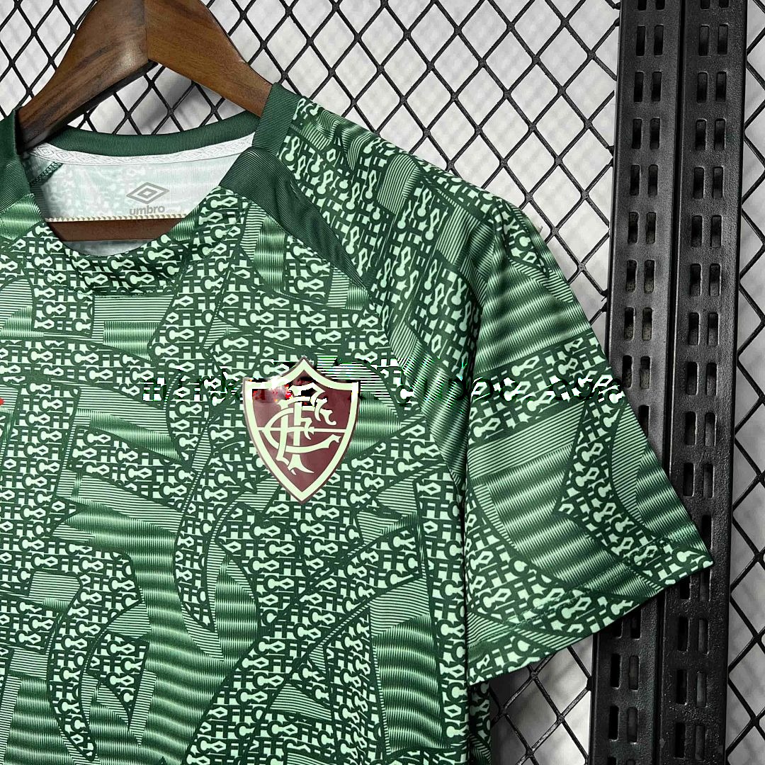24-25 Fluminense entraînement vert kit football uniforme 5