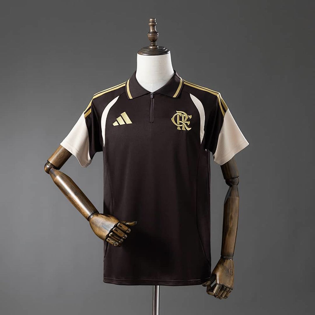 Flamengo 26_27 Training POLO - Brown S-4XL
