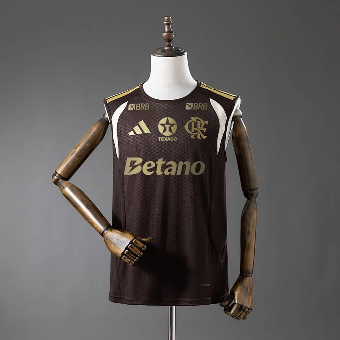 Flamengo 26_27 All Sponsored Training - Brown Vest Jersey S-4XL