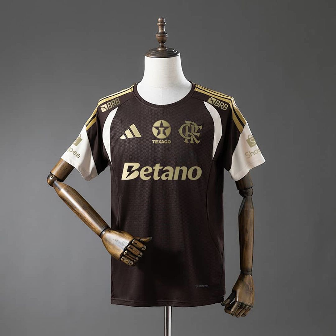 Flamengo 26_27 All sponsors Training - Brown Jersey S-4XL