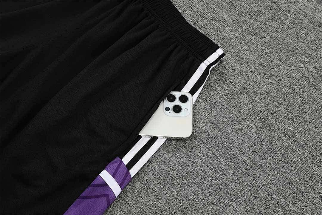 22-23 Real Madrid training suit kit Black 20