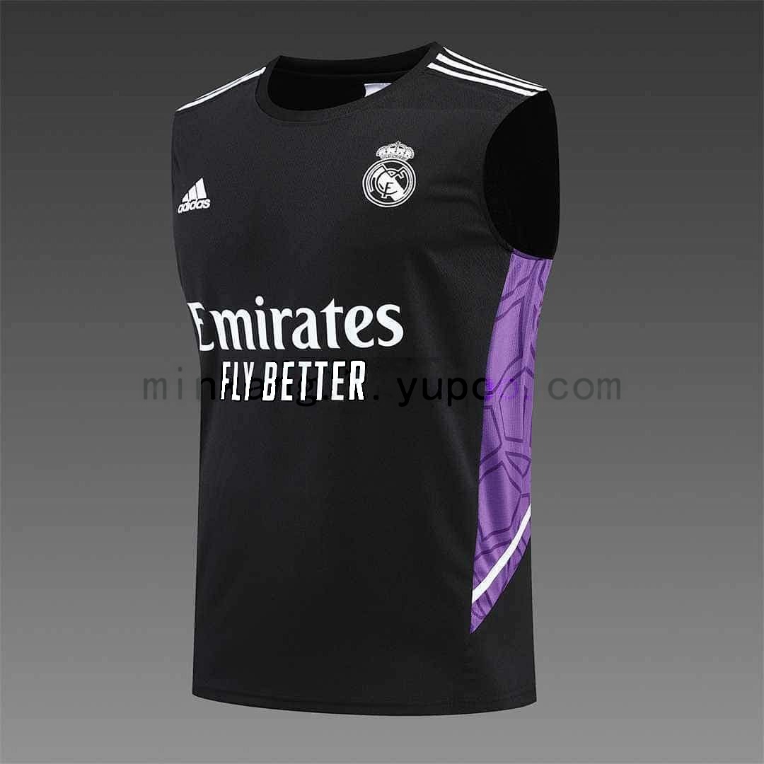 22-23 Real Madrid training suit kit Black 3