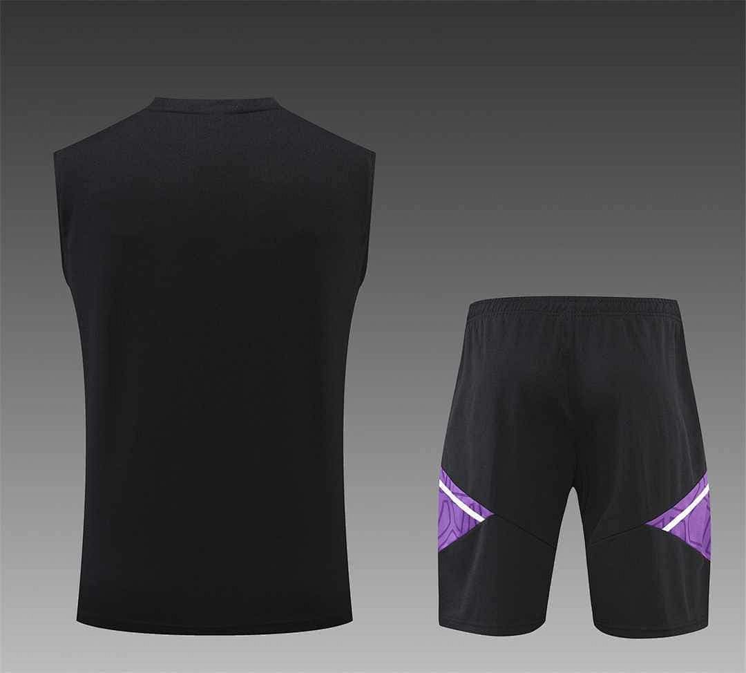 22-23 Real Madrid training suit kit Black 9