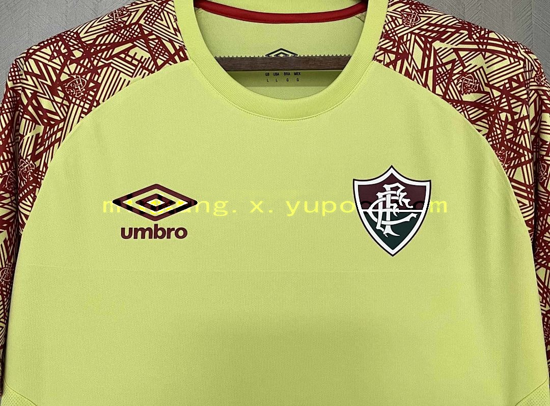 24-25 Fluminense Goalkeeper Yellow Kit Football Replicas Yupoo 3