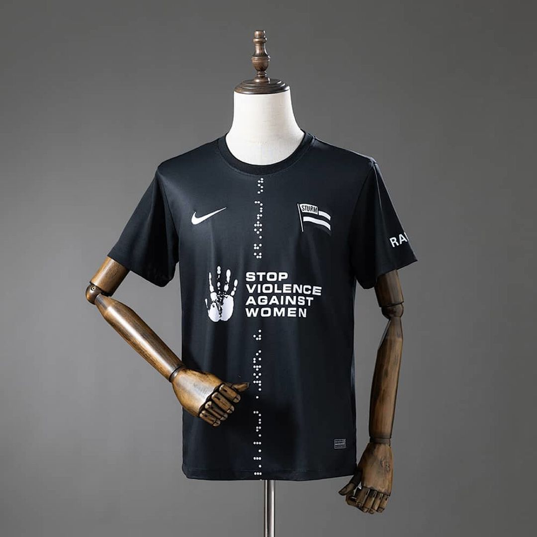 Sturm Graz 25_26 Stop Violence Against Women Special Kit Released Jersey S-XXL