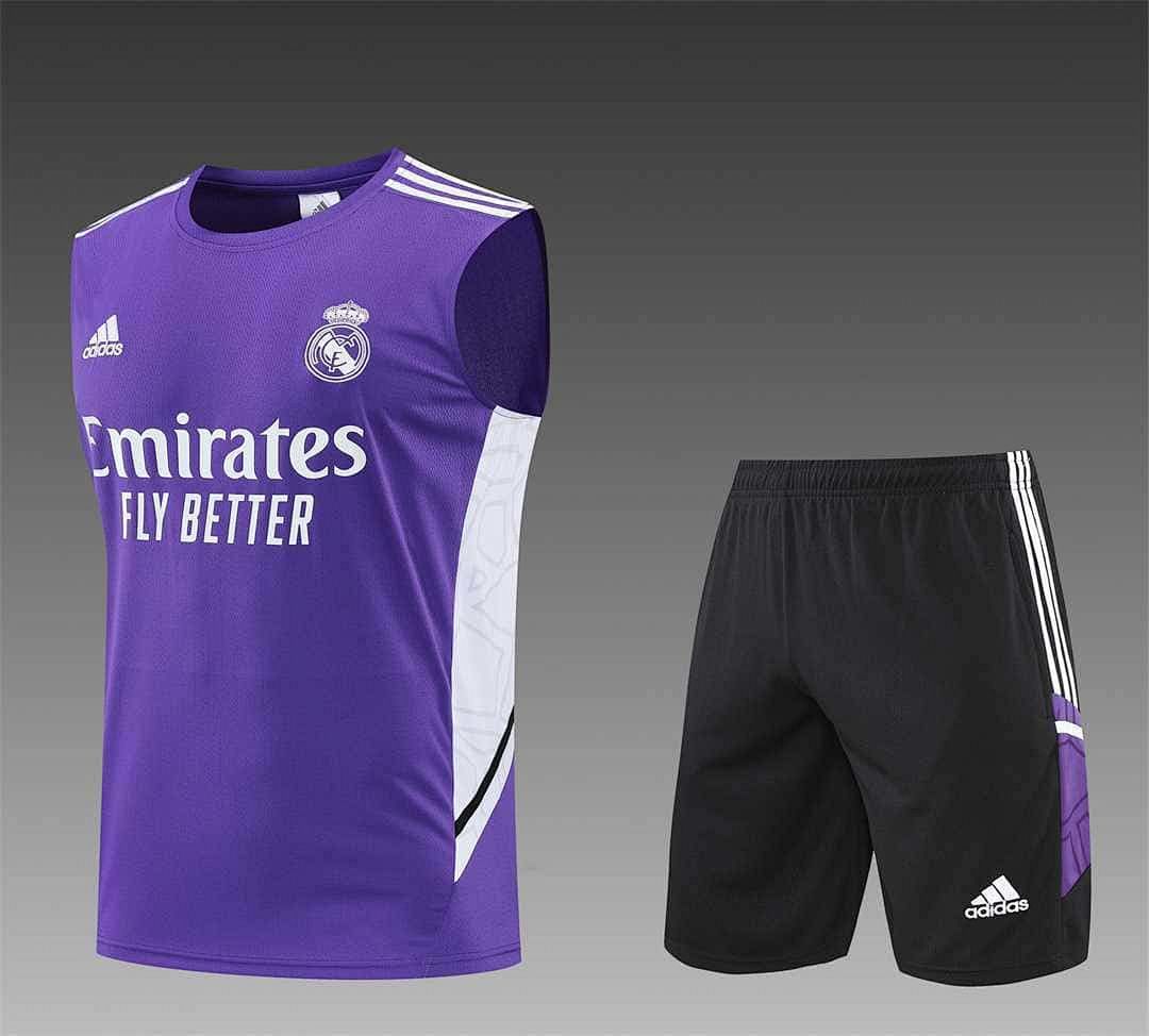 22-23 Real Madrid training suit kit Purple
