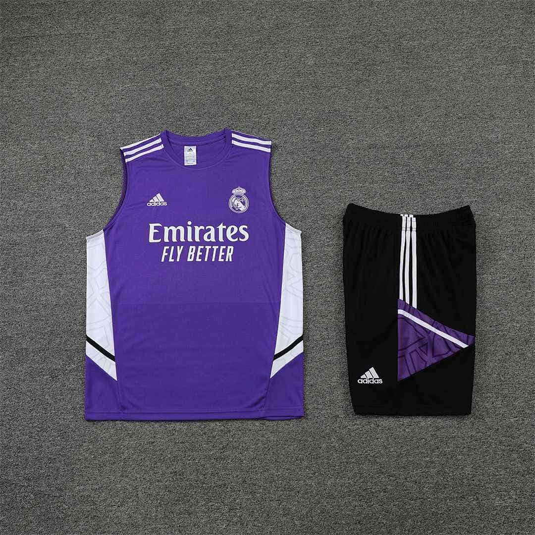 22-23 Real Madrid training suit kit Purple 2