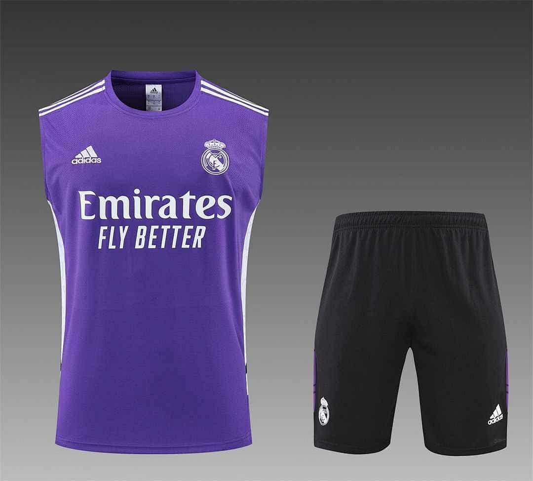 22-23 Real Madrid training suit kit Purple 20
