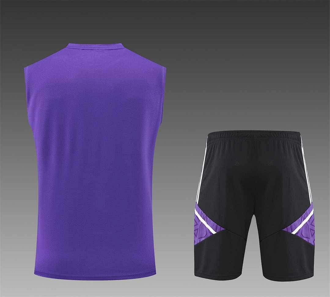 22-23 Real Madrid training suit kit Purple 21