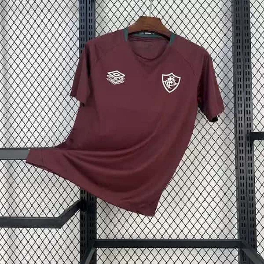 25-26 Fluminense Red Training Kit Soccer Jersey
