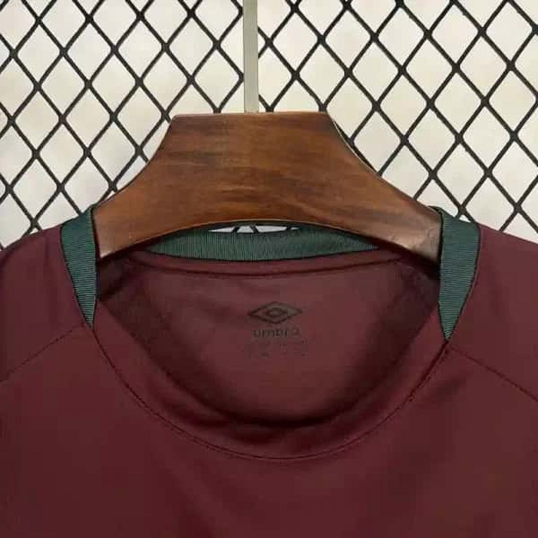 25-26 Fluminense Red Training Kit Soccer Jersey 4