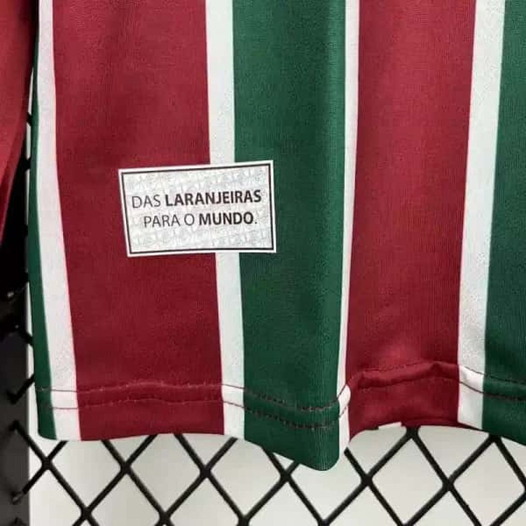 25-26 Fluminense local kit S-3XL manga larga fútbol camiseta 6