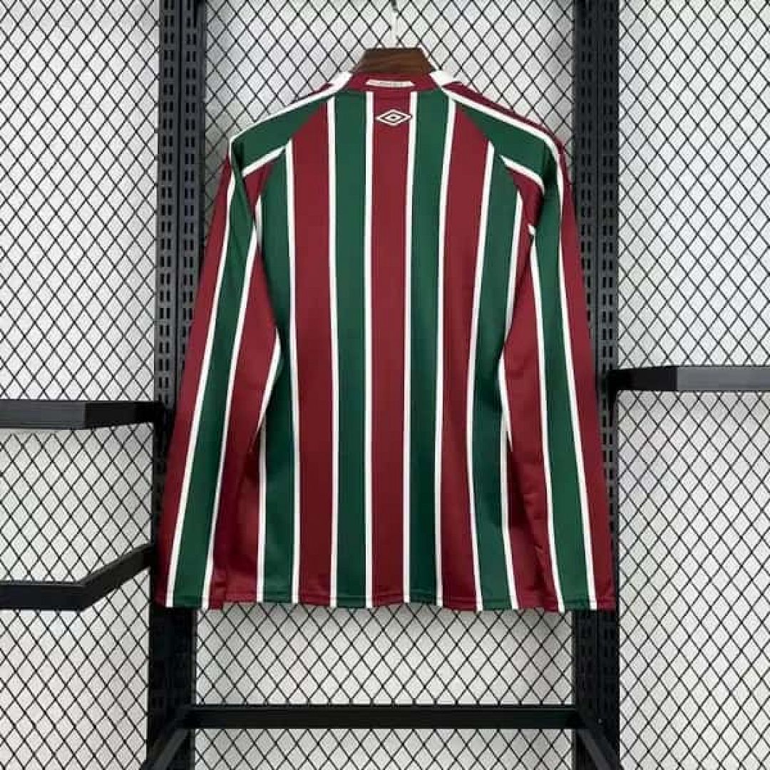 25-26 Fluminense local kit S-3XL manga larga fútbol camiseta 9
