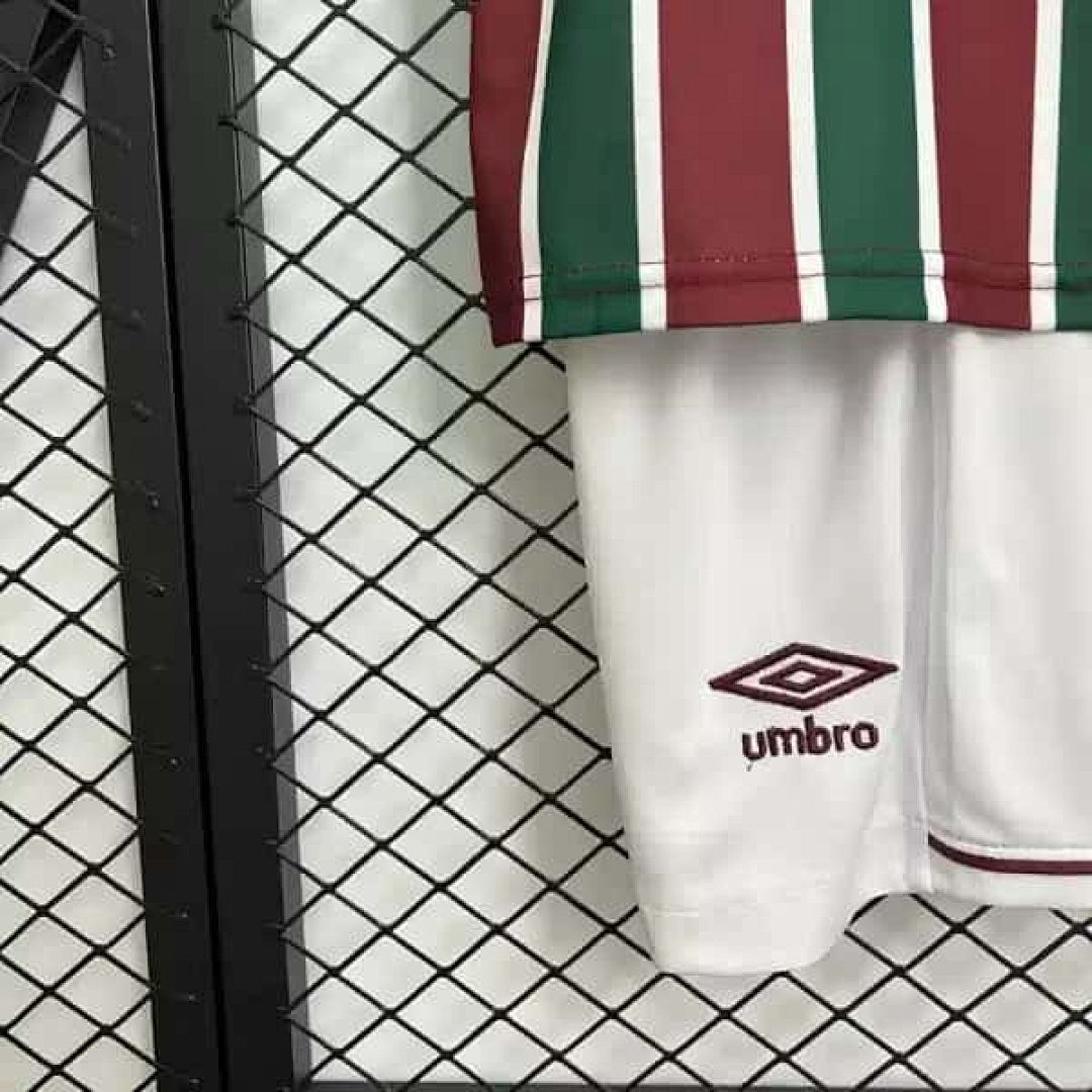 25-26 Fluminense Home Kid Kits Youth Apparels 5