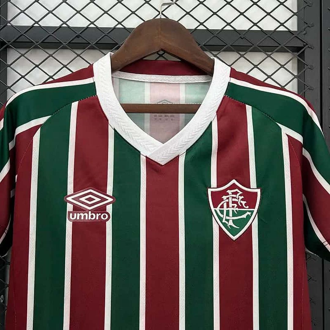 25-26 Women's Fluminense Home Kit Soccer Jersey 8