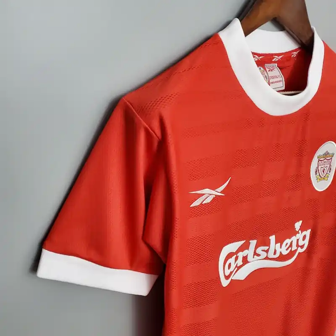 1998 Liverpool Soccer Jersey Home 10