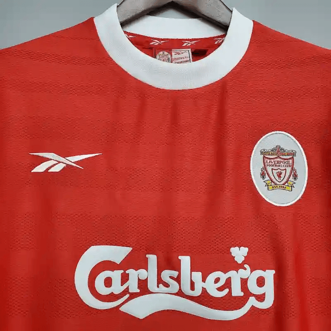 1998 Liverpool Soccer Jersey Home 9