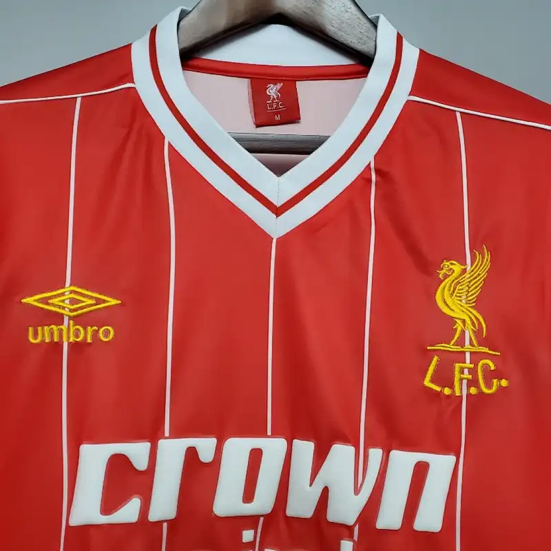 1984 Retro Liverpool Soccer Jersey Home 8
