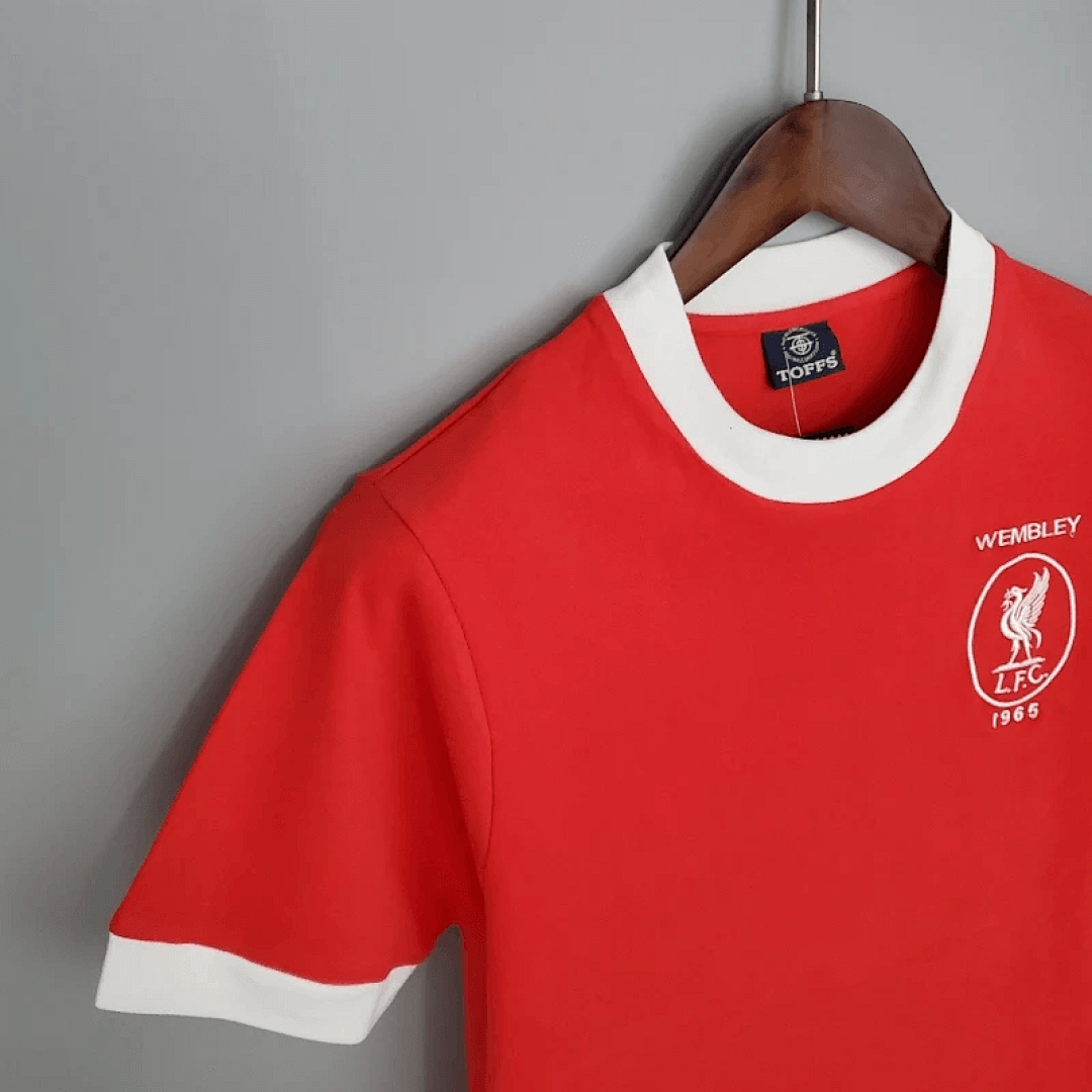 1965 Retro Liverpool Soccer Jersey Home 5
