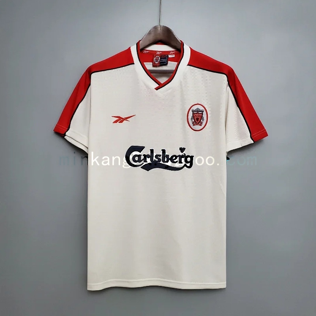 98-99 Retro Liverpool Soccer Jersey Away