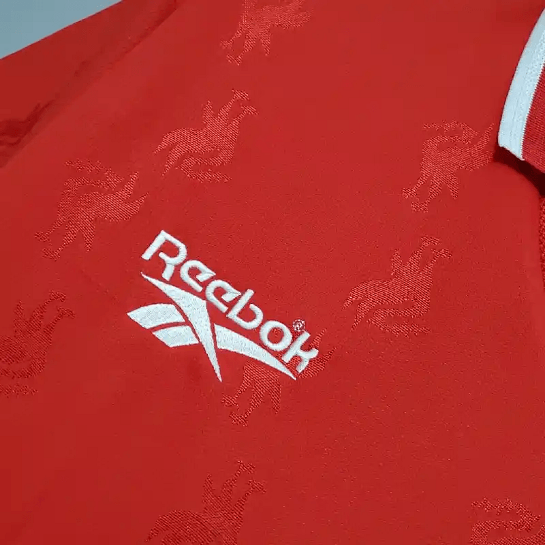 96-97 Retro Liverpool Soccer Jersey Home 15