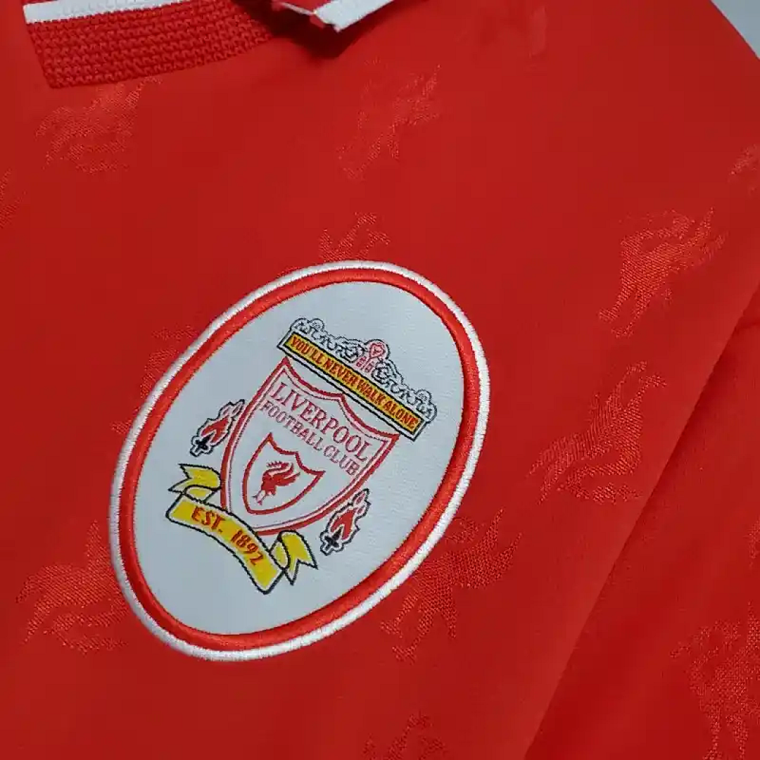 96-97 Retro Liverpool Soccer Jersey Home 16