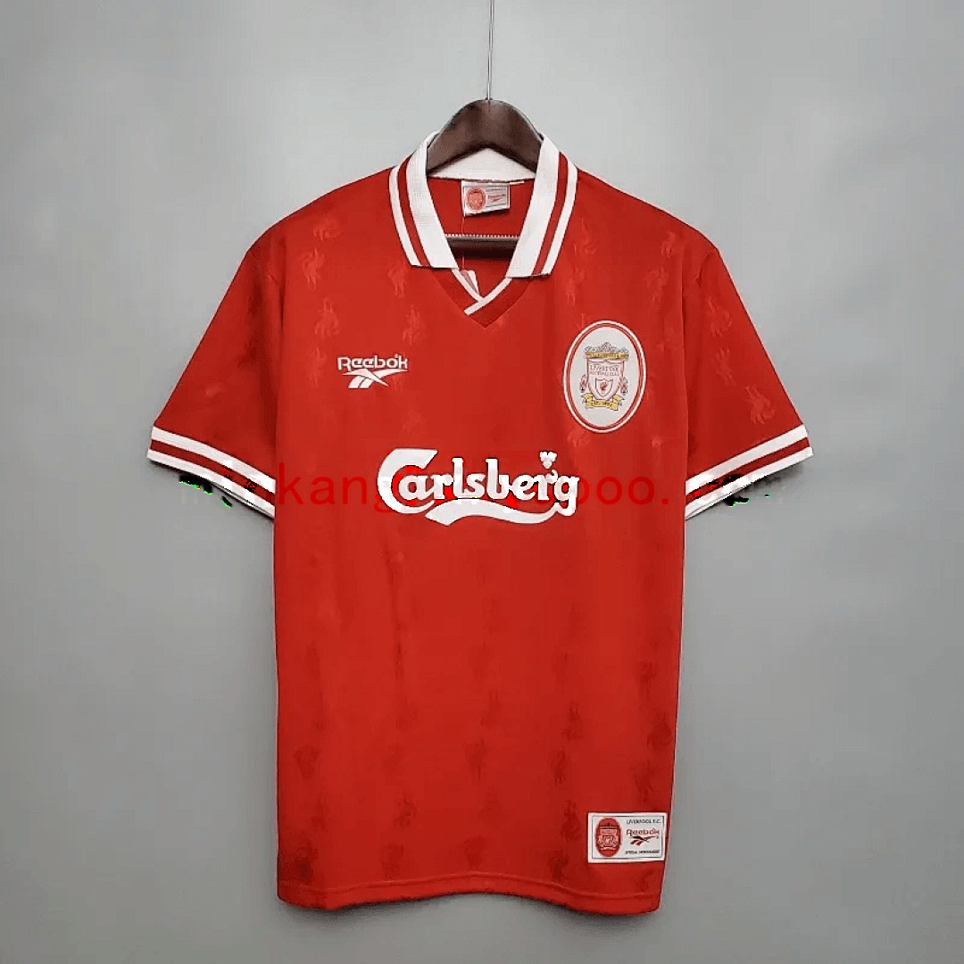 96-97 Retro Liverpool Soccer Jersey Home 18