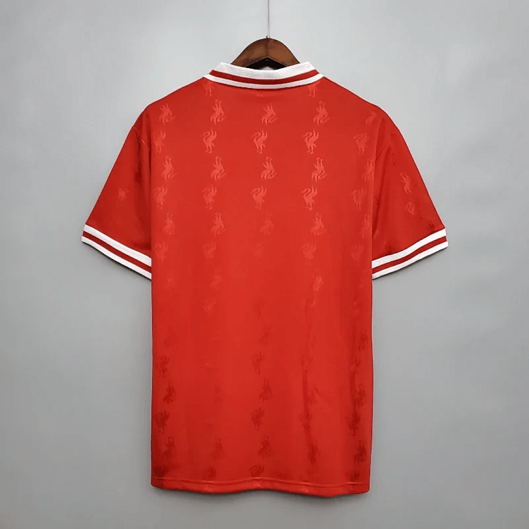 96-97 Retro Liverpool Soccer Jersey Home 3
