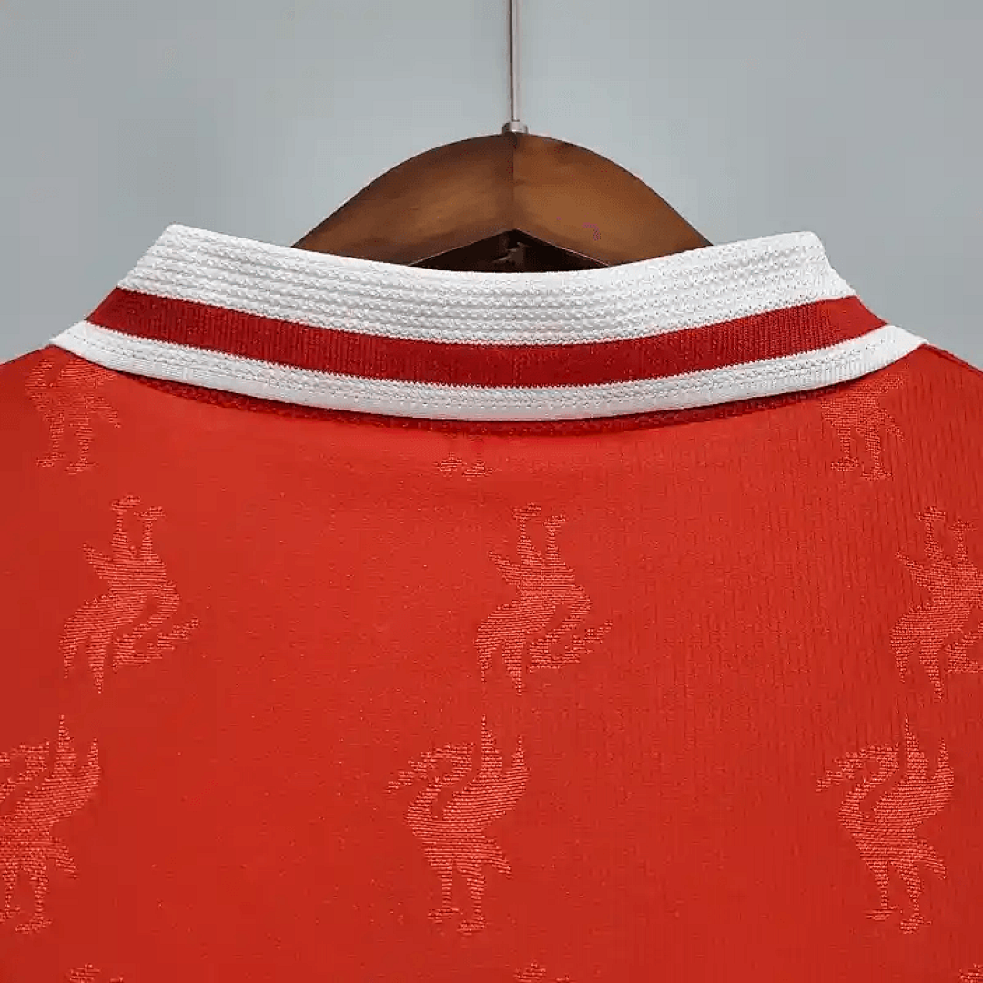 96-97 Retro Liverpool Soccer Jersey Home 5