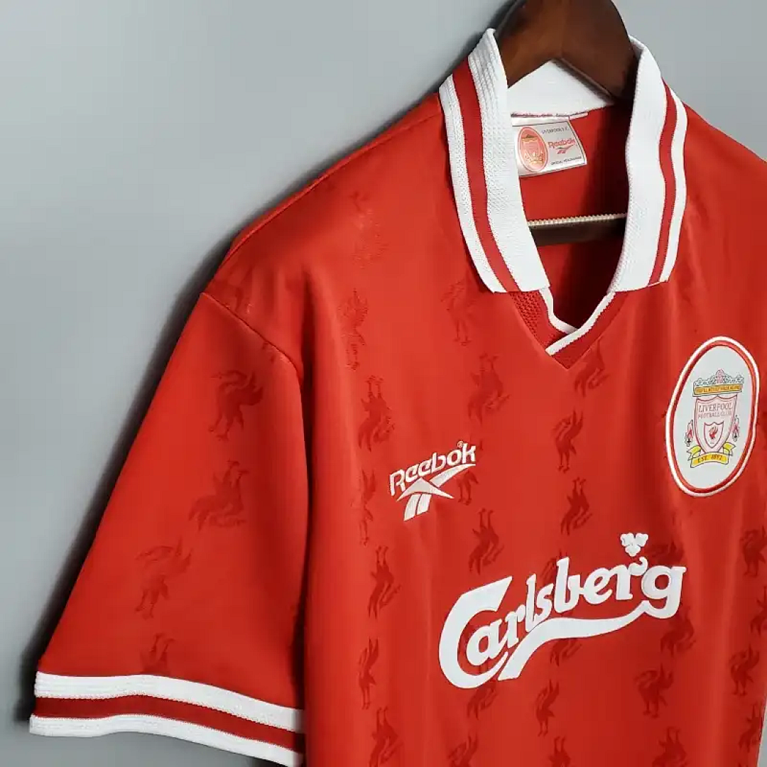 96-97 Retro Liverpool Soccer Jersey Home 8