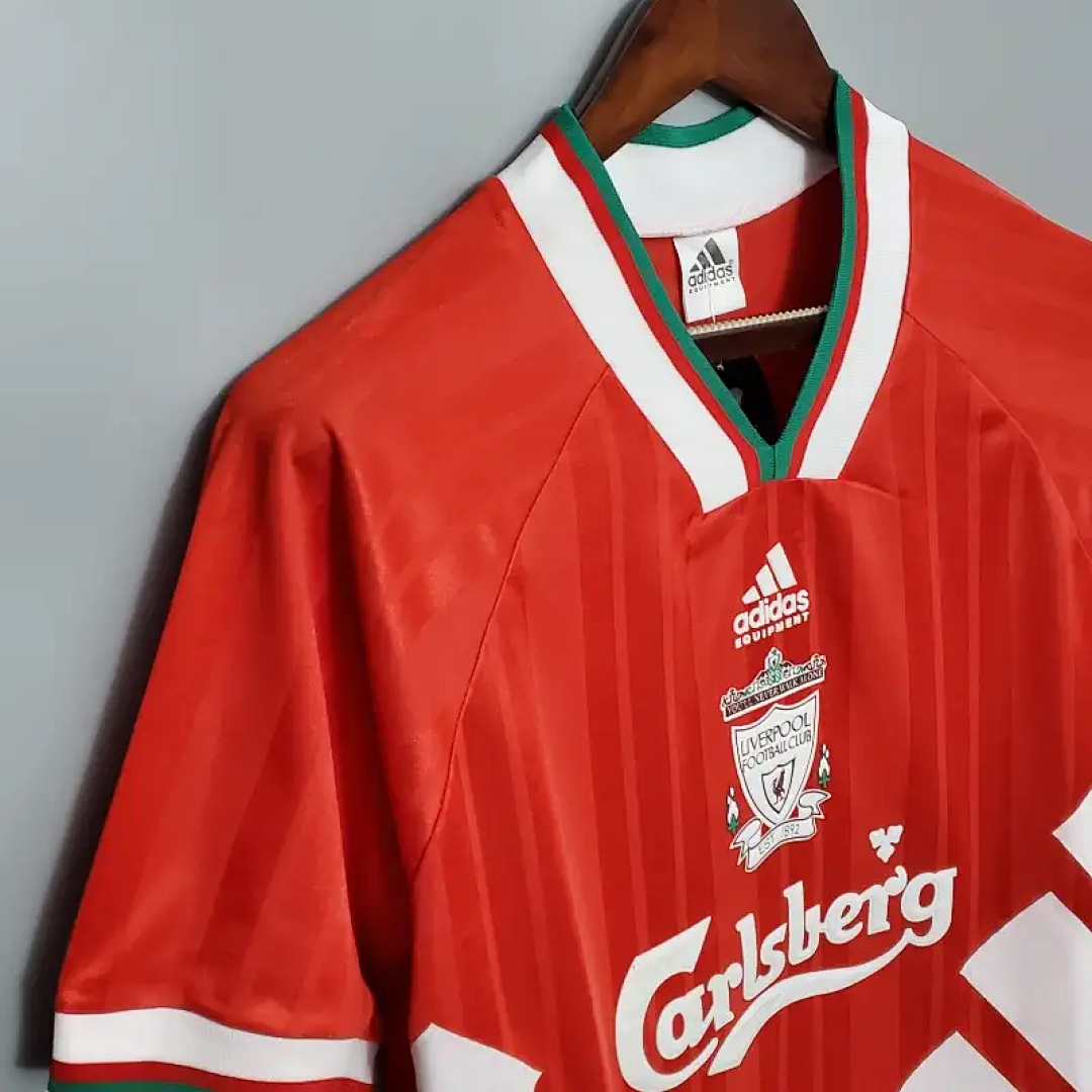 93-95 Retro Liverpool Soccer Jersey Home 10
