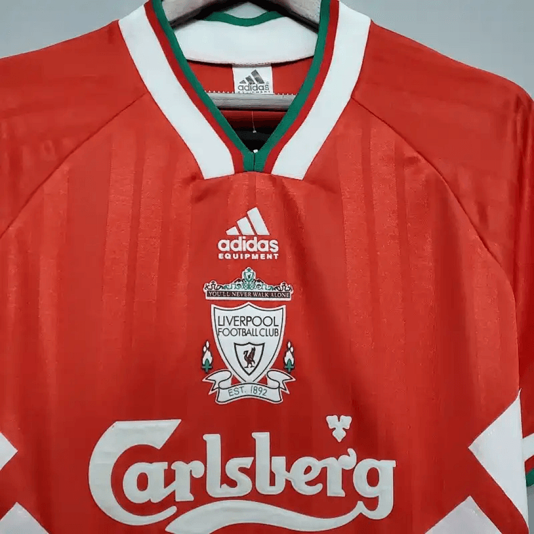 93-95 Retro Liverpool Soccer Jersey Home 9