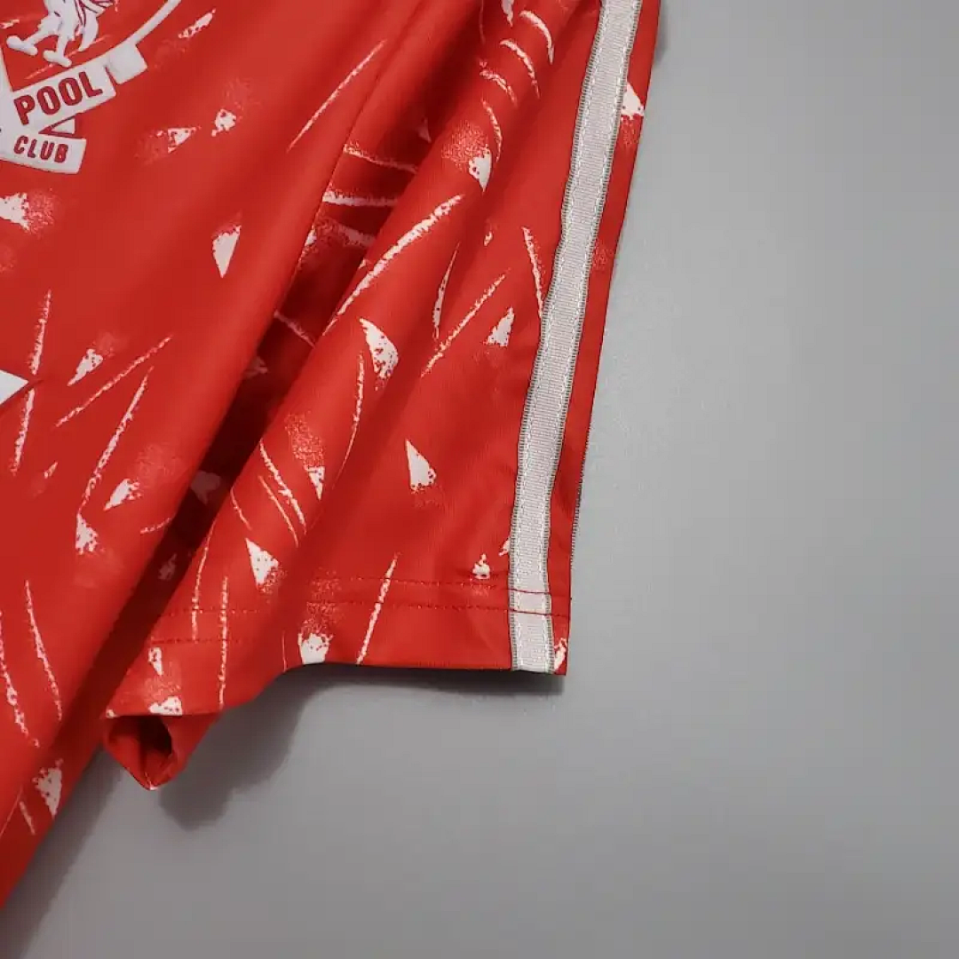89-91 rétro Liverpool football maillot domicile 10