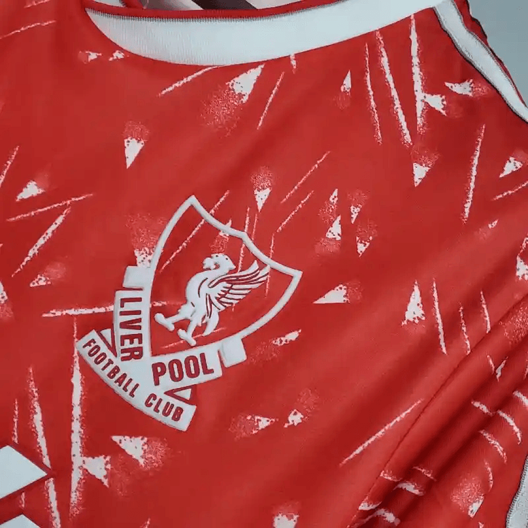 89-91 rétro Liverpool football maillot domicile 15