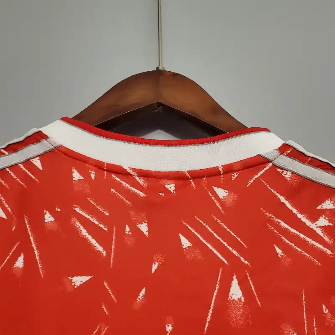 89-91 rétro Liverpool football maillot domicile 4
