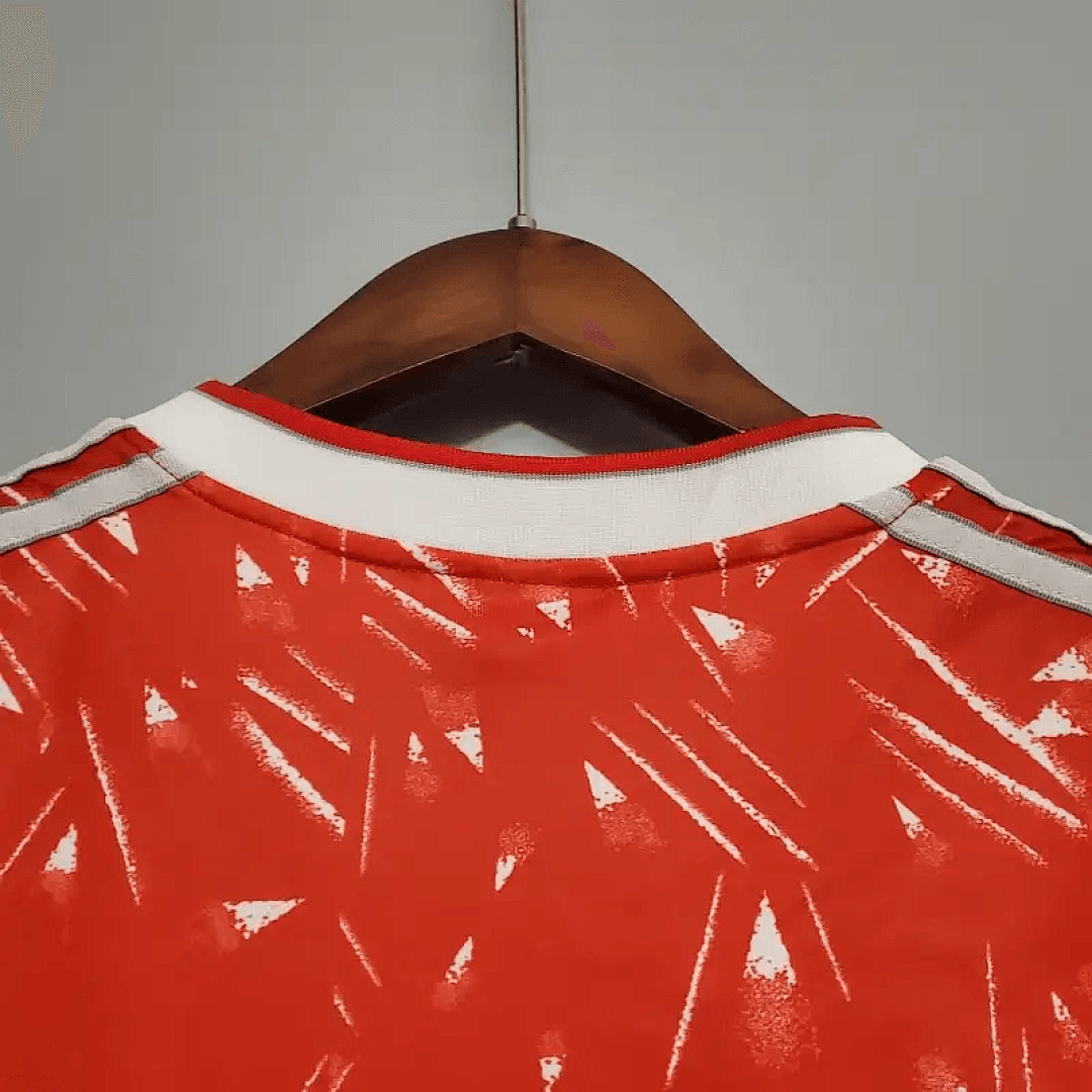 89-91 rétro Liverpool football maillot domicile 5