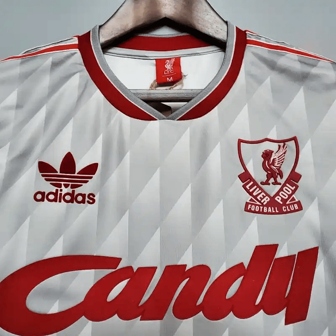 89-91 Retro Liverpool Soccer Jersey Away 11