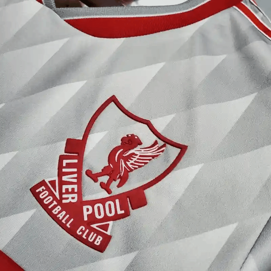 89-91 Retro Liverpool Soccer Jersey Away 13