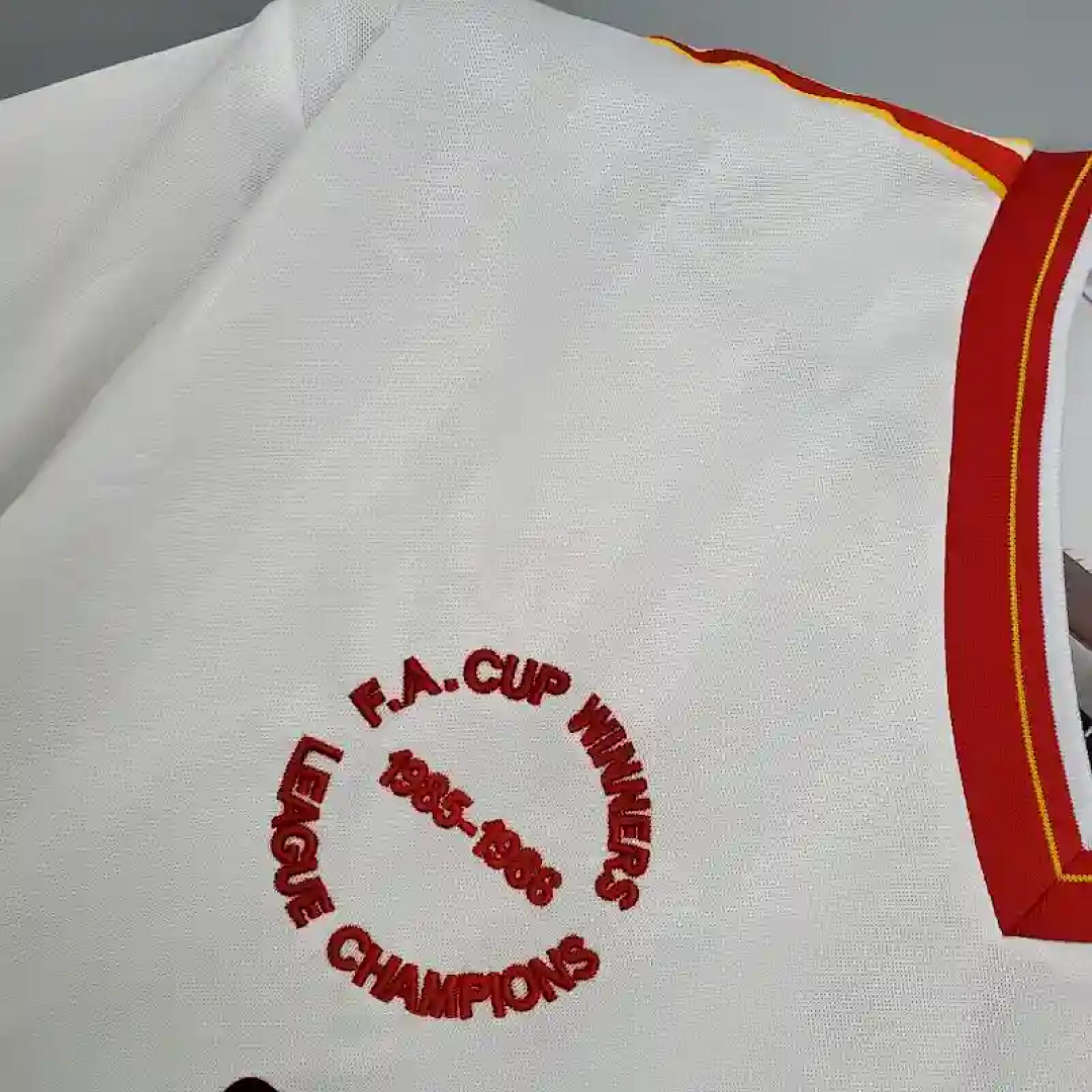 85-86 Retro Liverpool Soccer Jersey Third Away 4