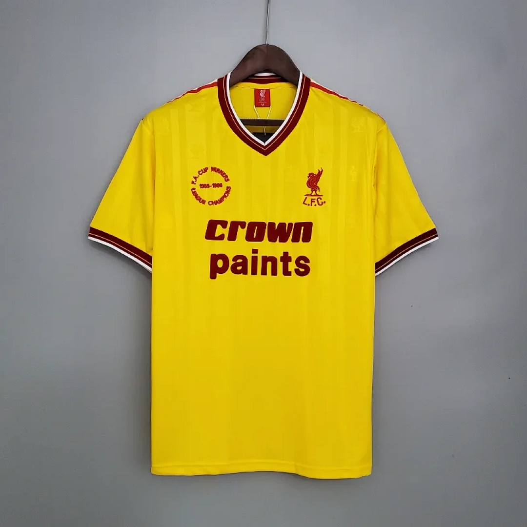 85-86 Retro Liverpool Soccer Jersey Away