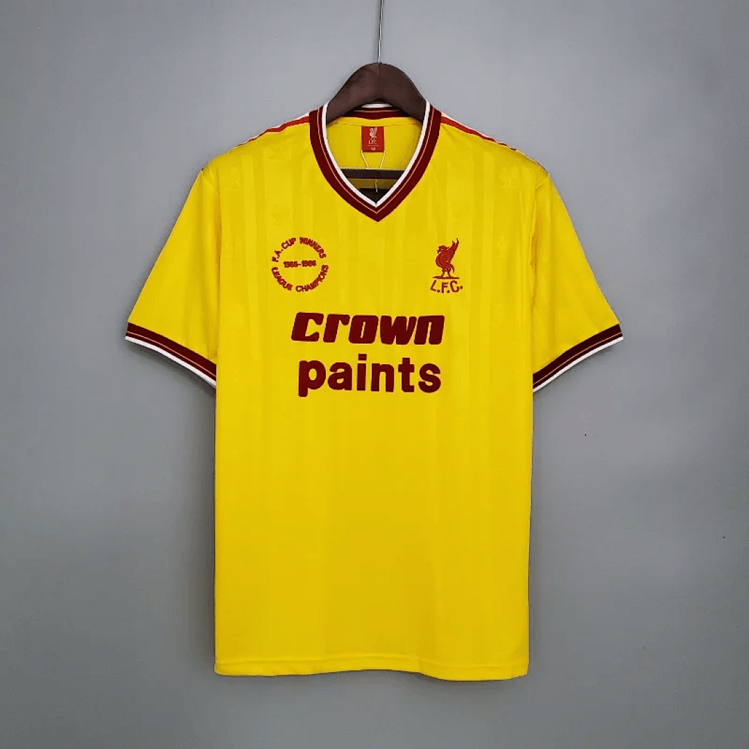 85-86 Retro Liverpool Soccer Jersey Away 14