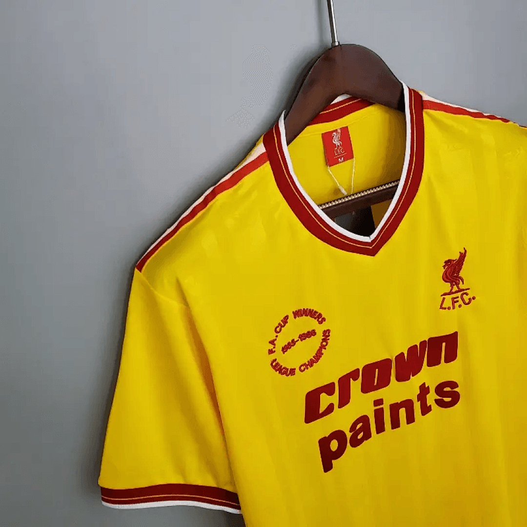 85-86 Retro Liverpool Soccer Jersey Away 7