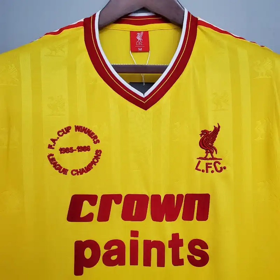 85-86 Retro Liverpool Soccer Jersey Away 8