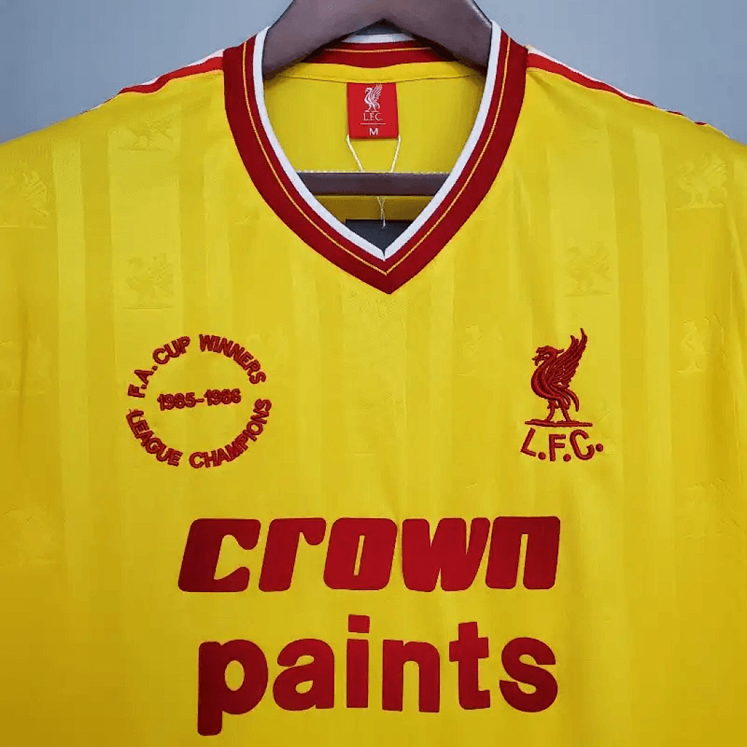 85-86 Retro Liverpool Soccer Jersey Away 9